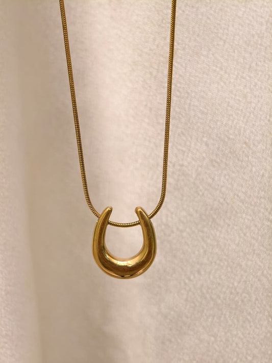 Cupid charm necklace