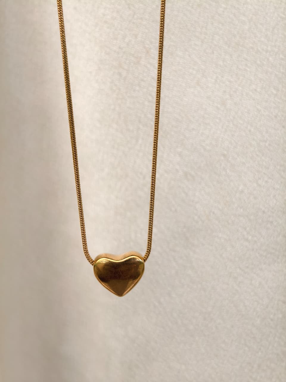 Petal heart necklace